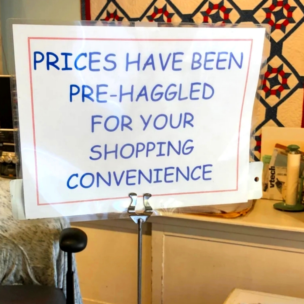 No Haggle boutique